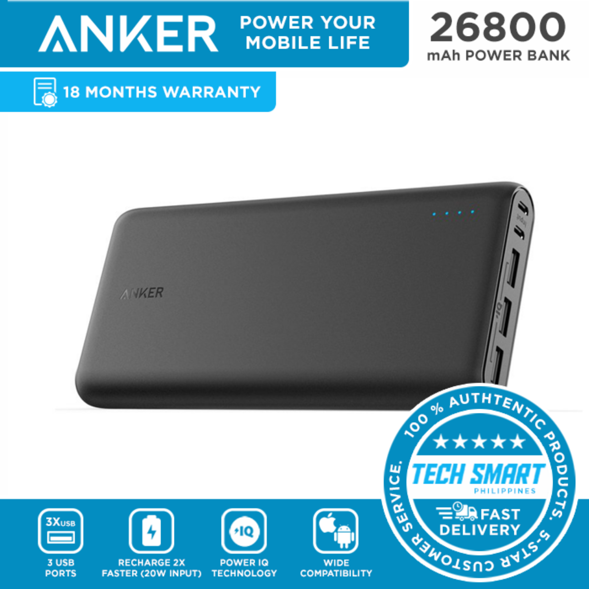 Anker Power Bank 26800mAh